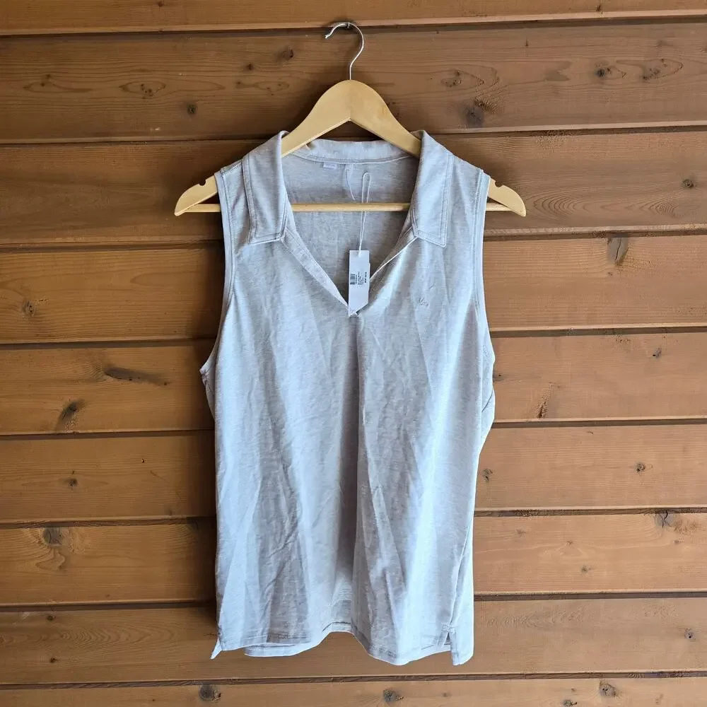 Travis Mathew Tank Polo Top Majorca NWT Shirt Blouse 2XL Golf Preppy Blouse